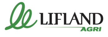Lifland Agri logo i grønn og svart